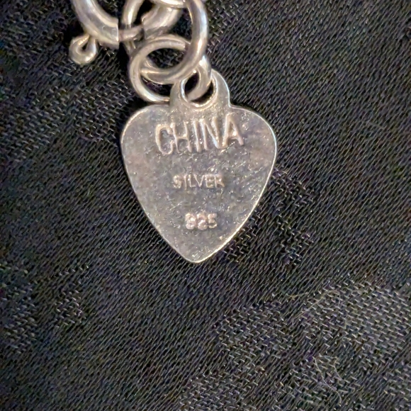 8" 925 Solid Sterling Silver Mini Sea Creature Ocean Charm Bracelet - Picture 7 of 16